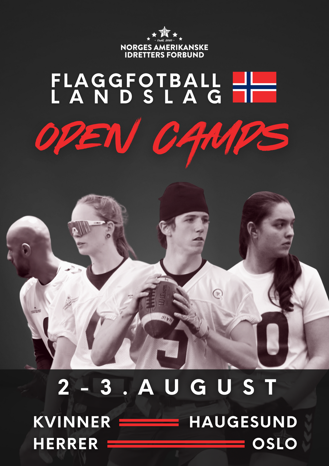 Siste mulighet for å kvalifisere seg til Norges flaggfotballandslag – Oppkjøring til EM 2025 i Paris