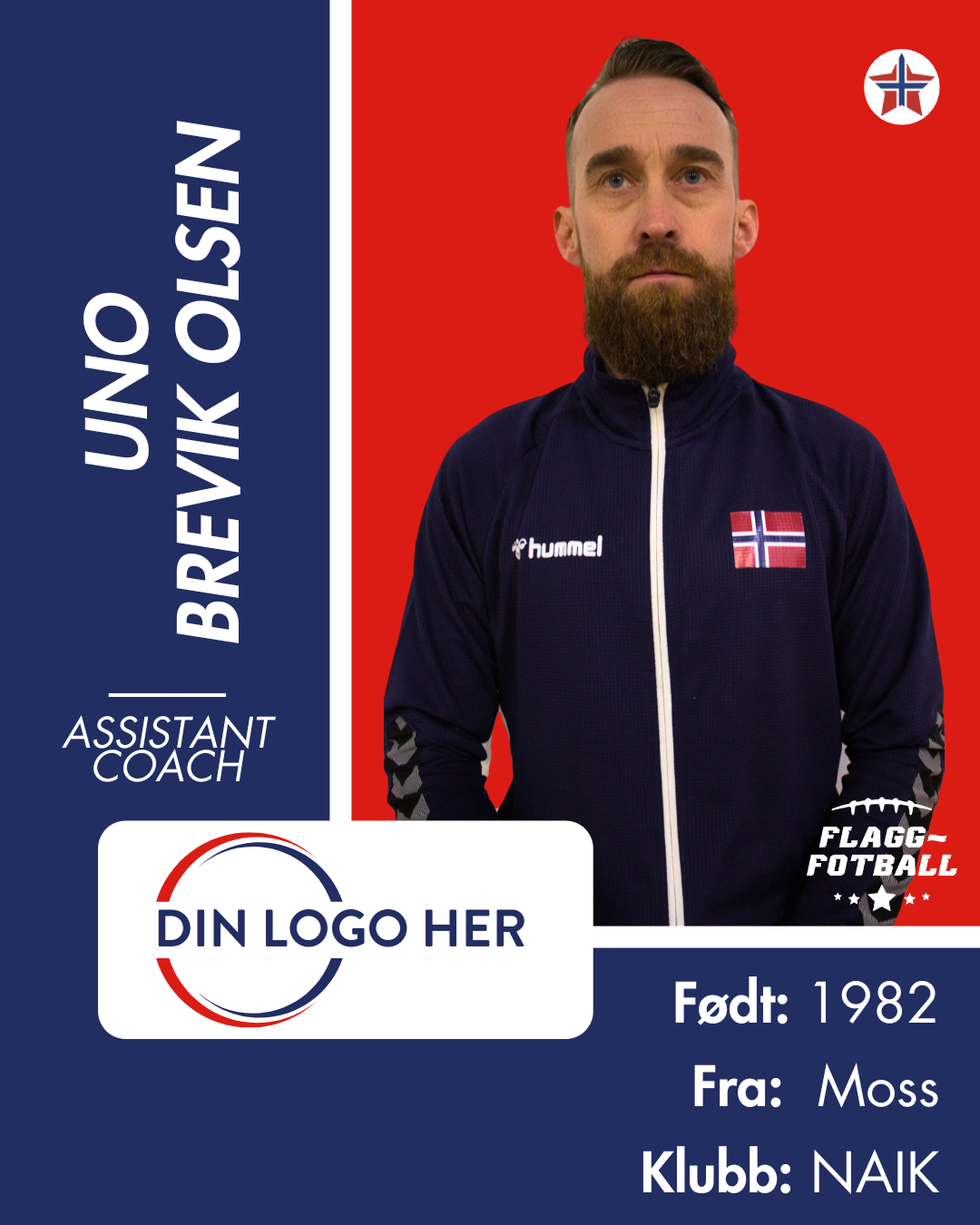 Kvinnelandslag Flaggfotball Sponsor: Nivå 4