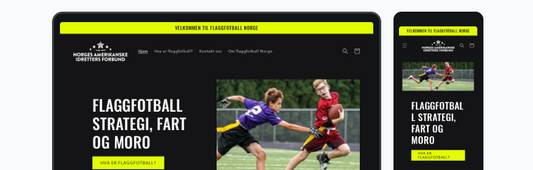 NAIF Lanserer Nettside for Flaggfotball - Din Guide til Sportens Verden