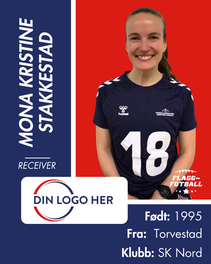 Kvinnelandslag Flaggfotball Sponsor: Nivå 4